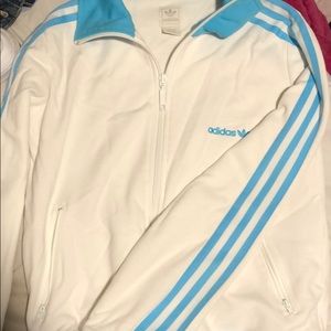 Adidas track zip up
